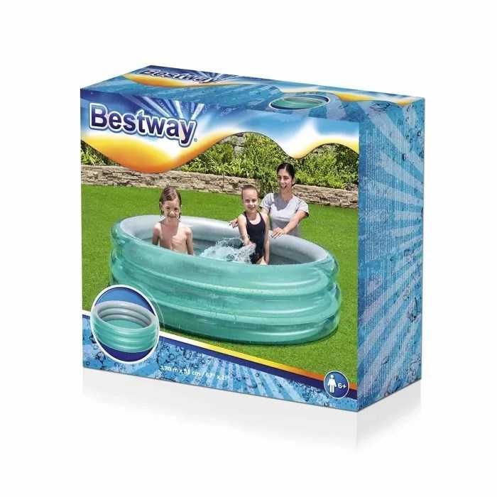 Bestway Детски надуваем басейн, 170 х 53 см, 3 въздушни камери