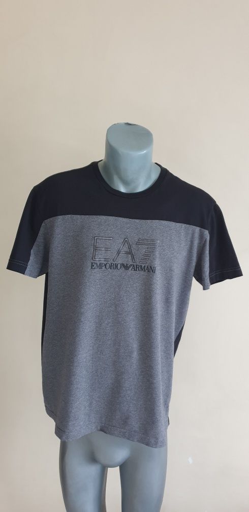 Emporio Armani EA7 Cotton Mens Size L ОРИГИНАЛ! Мъжка Тениска!