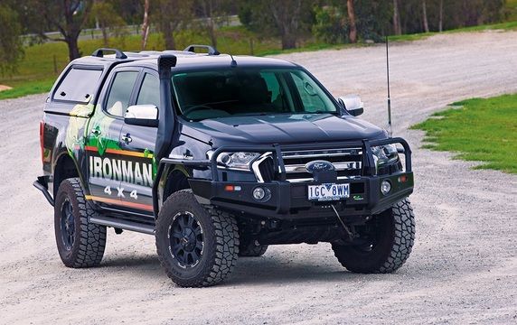 Kit suspensie profesionala IRON MAN Ford Ranger + 40 mm (2018-Prezent)