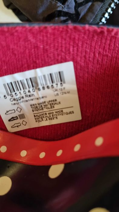Детски гумени ботуши до коляно Clarks, амер. Ном. 12