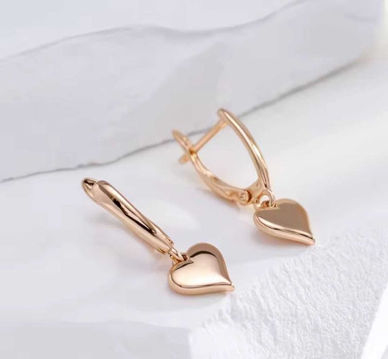 GP6, cercei placati aur 14k,incuietoare sigura, deosebiti