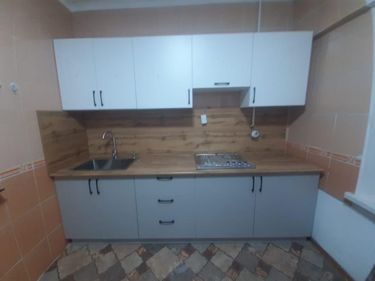 Мебель для кухни готовый кухонный гарнитур кухня шкаф 1 метр от 60000т