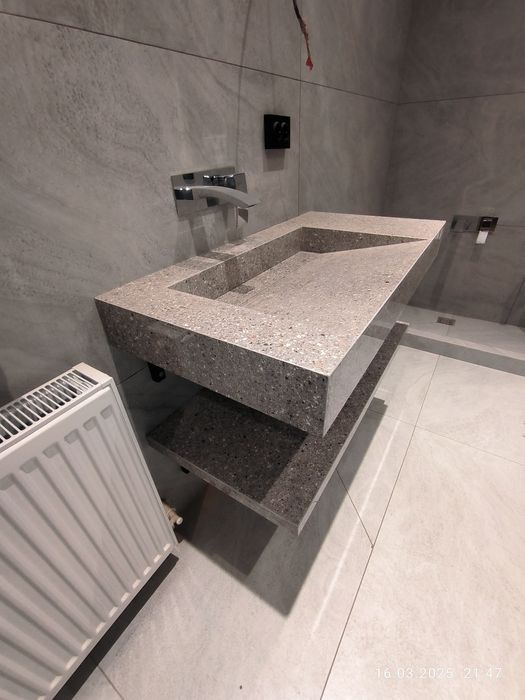Раковина из керамогранита на заказ