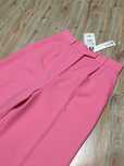 Pantaloni roz cu croi larg Zara