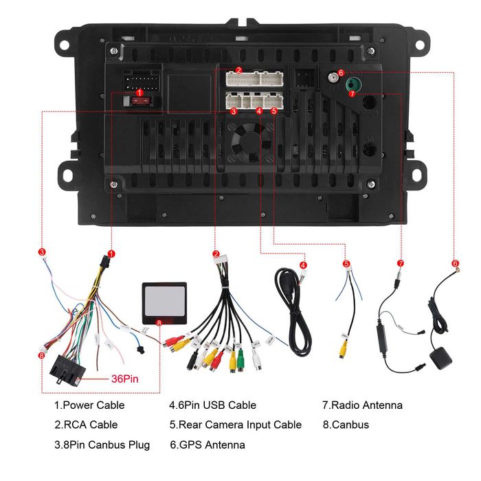 Navigatie 4 gb ram vw skoda seat android 15