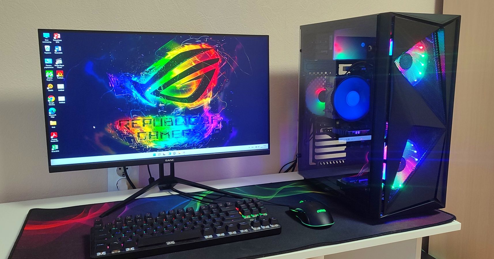 Мощный Игровой Компьютер i5 9400 | 16GB | GTX 1650 DDR5 | SSD 256GB +
