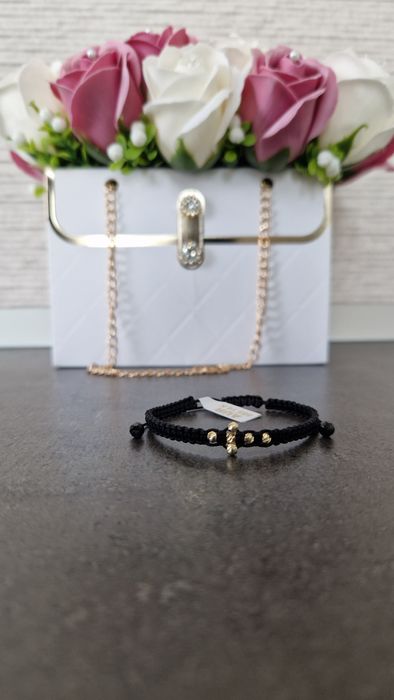 Brarari cu bilute din aur 14k