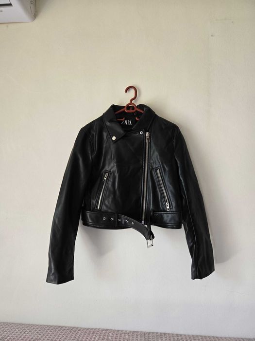 Zara Faux Leather Jacket - ново яке Зара