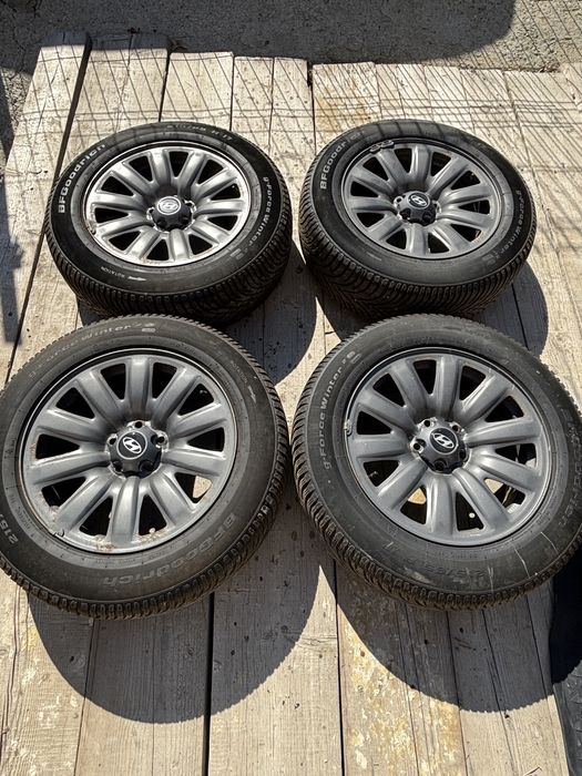 Jante+cauciucuri iarna 265/65 R 17+sensori presiune Hyundai Ticson