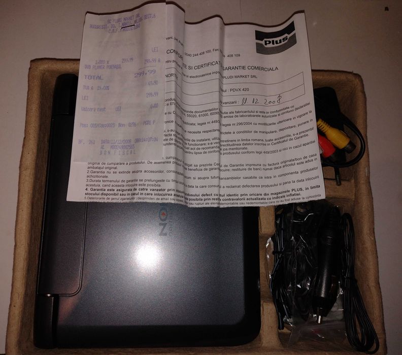 DVD Player Portabil Nortek PDVX 420