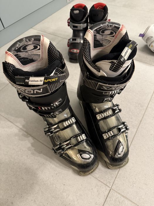 Capari Ski Salomon impact 100 cs , marimea 42,5 - 27,5, flex 100+