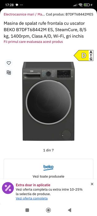 Beko-Masina de spalat cu Uscator