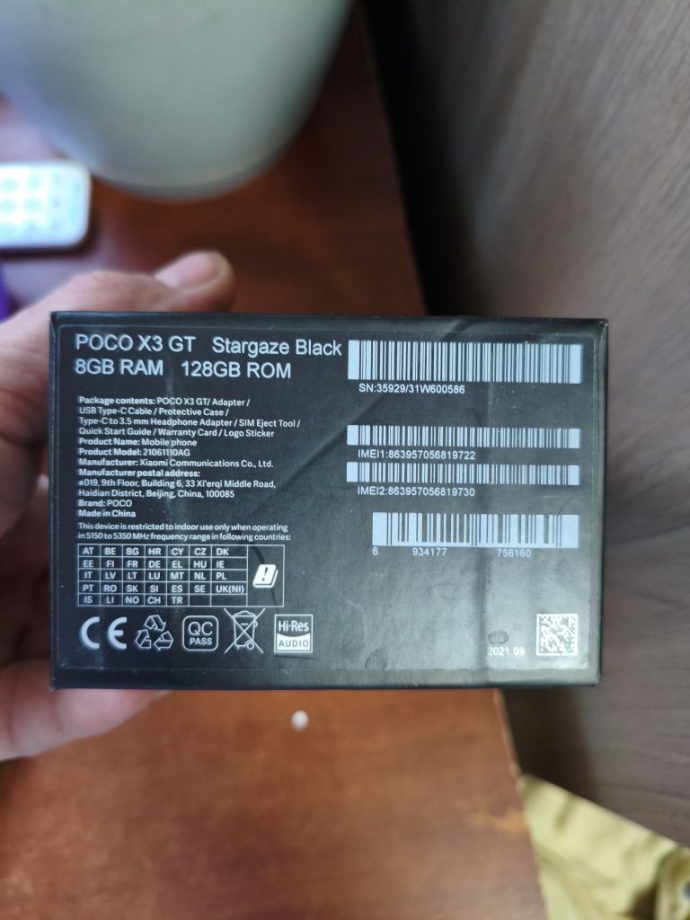 Poco X3 GT 5G смартфон