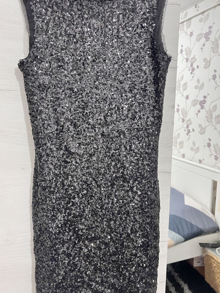 Rochie scurta paiete zara