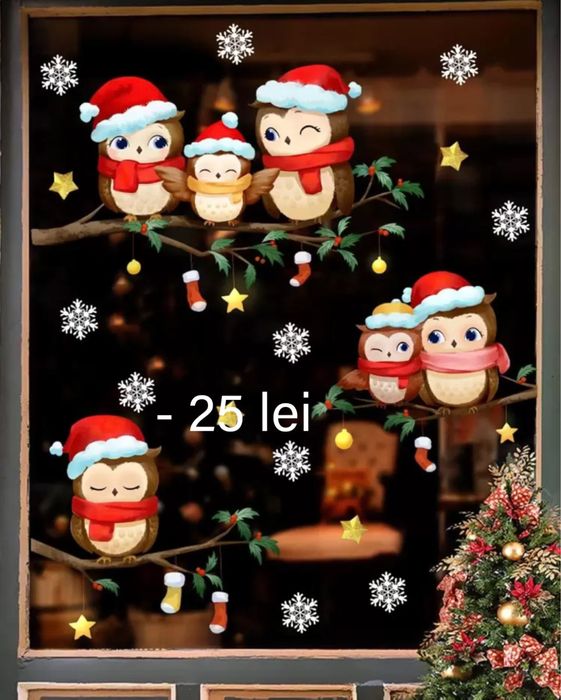 balon mos craciun sau om de zapada, stikere craciun si alte baloane