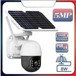 ICSee - 5MP Соларна 4G камера FULL HD, слот за SIM и SD карта