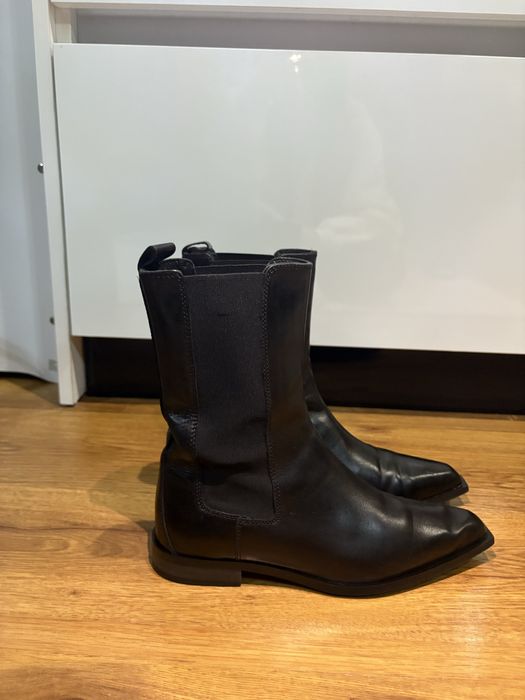 Дамски/Боти/ботуши/Massimo dutti/естествена кожа