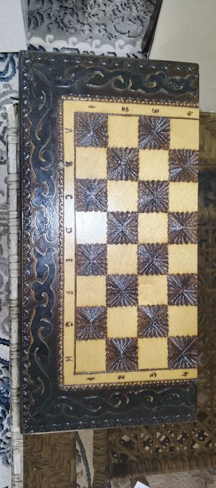 Нарды резные новые