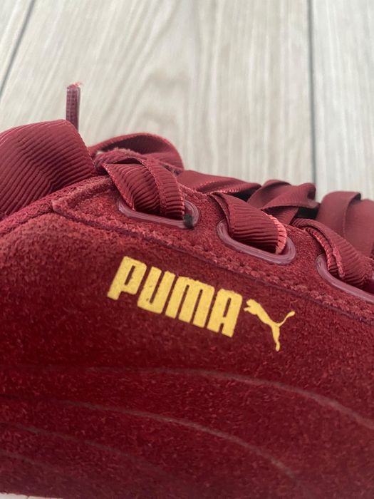 De vanzare incaltaminte PUMA SneakersVikky Ribbon Visiniu stare buna
