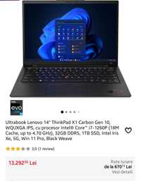 Ultrabook Lenovo 14" X1 Carbon Gen10