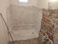 Echipă de meseriași în construcții interioare .