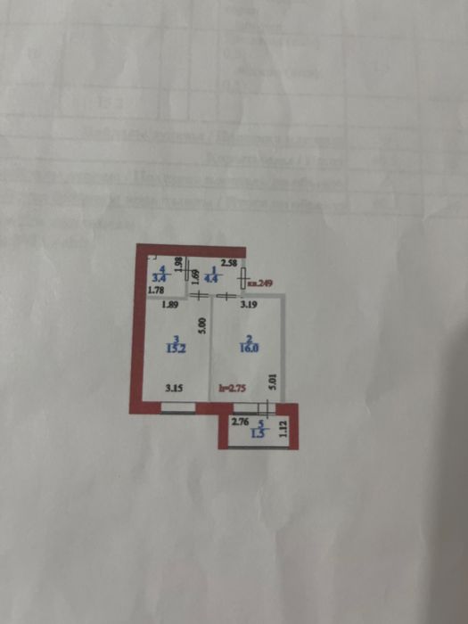 1 комнатная квартира