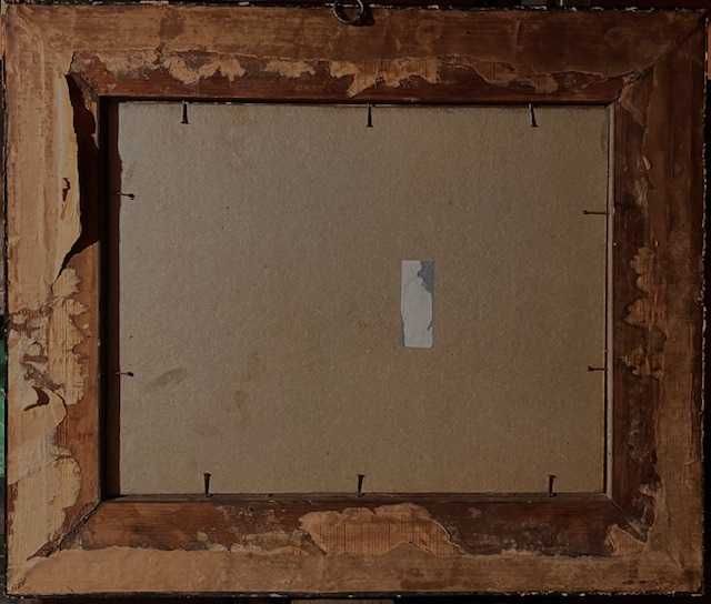 Tablou VECHI, ulei/pz/carton, sem Palnagy Zsigmond (1896-1959) 65x55cm