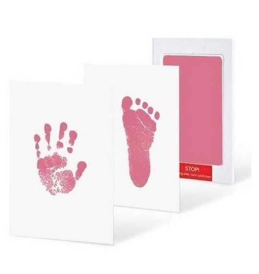Отпечатък за бебе новородено мастилен за крак ръка безвреден бебешки