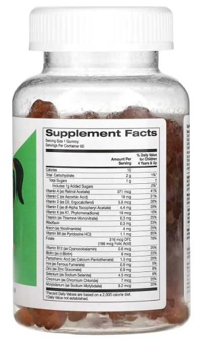 Детские Мультивитамины и минералы для детей California Gold (Америка)