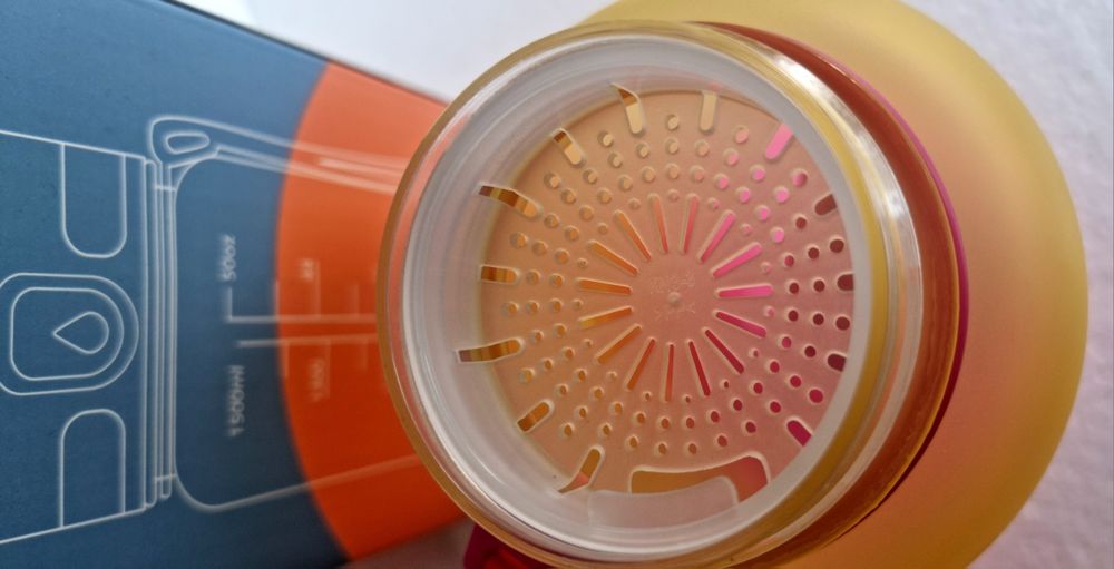 Бутилка за вода 32oz с мотивационни цитати и маркери за време, дизайн