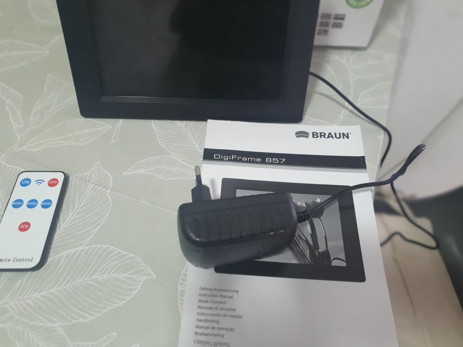 Rama foto digitală Braun DigiFrame 857, 8”, 1024×768, stare foarte bun