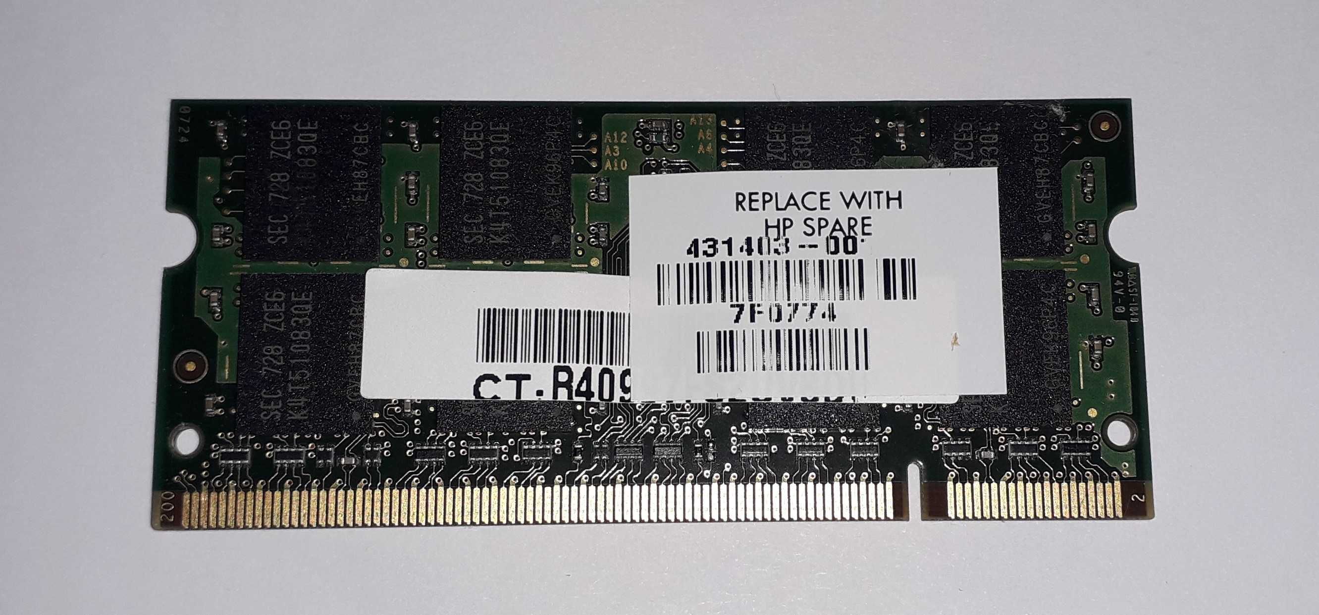 RAM памет за лаптоп 2 по 1GB