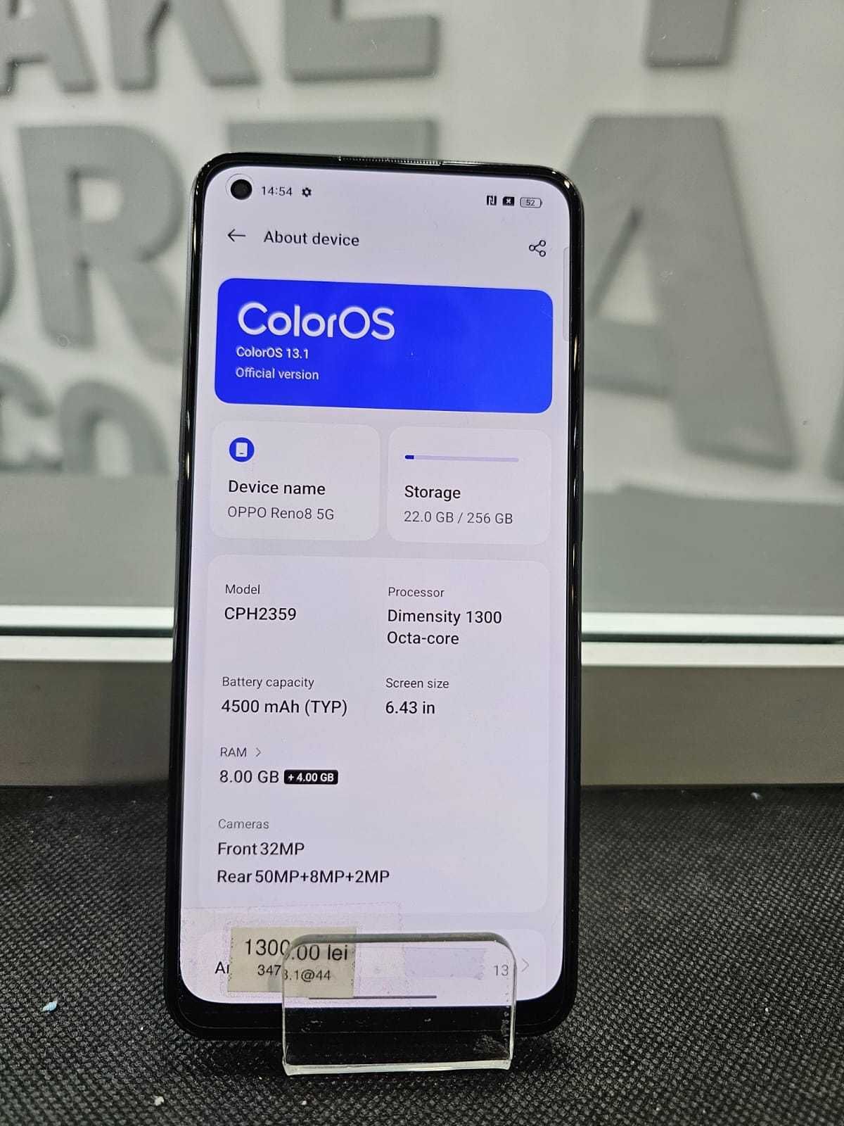 (Ag44 Bacau 2 B3473) Oppo Reno 8 5G