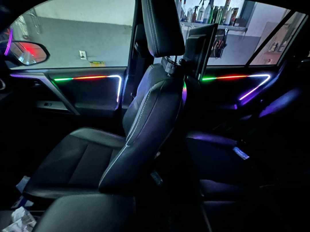 Lumini ambientale LED RGB tip OEM pt BMW/VW/Mercedes/Audi+montaj