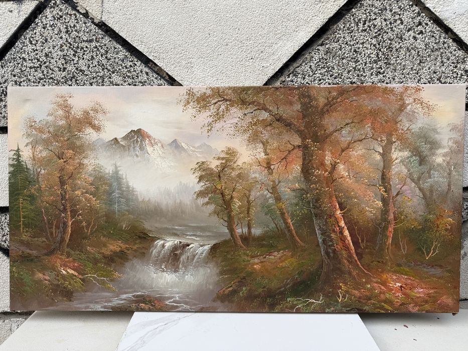 ГОЛЯМА Картина с маслени бои, 120*60 ФРЕНСКИ ВНОС