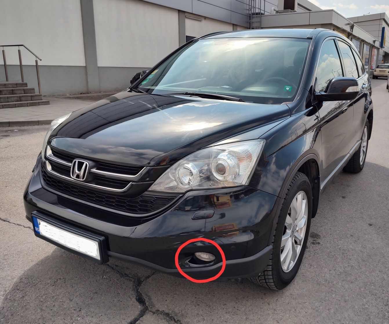 Оригинални фарове за мъгла, халогени от Honda CR-V III фейслифт - 2 бр