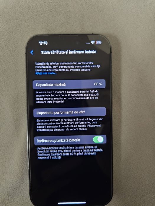 iPhone 14 Pro 128GB – Deep Purple – Stare perfectă