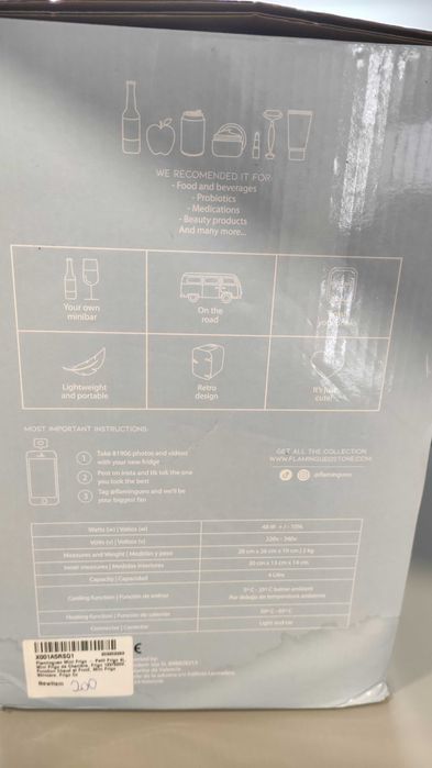 Mini Frigider portabil Flamingueo Racire+incalzire/Volum 4L ID439-AG2