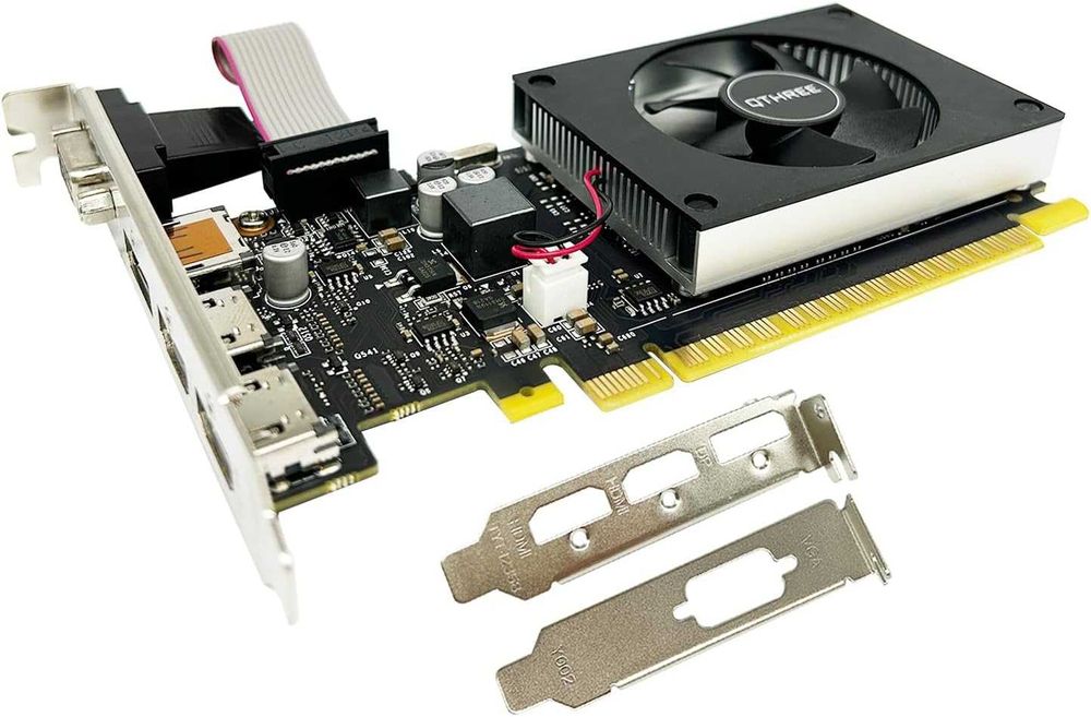 QTHREE Placa Video GeForce GT 730 4GB DDR3 64-Bit