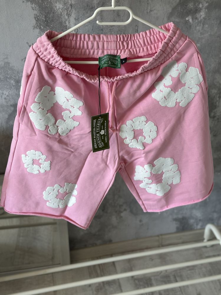 Pantaloni scurti Denim Tears pink syna amiri trapstar sp5der