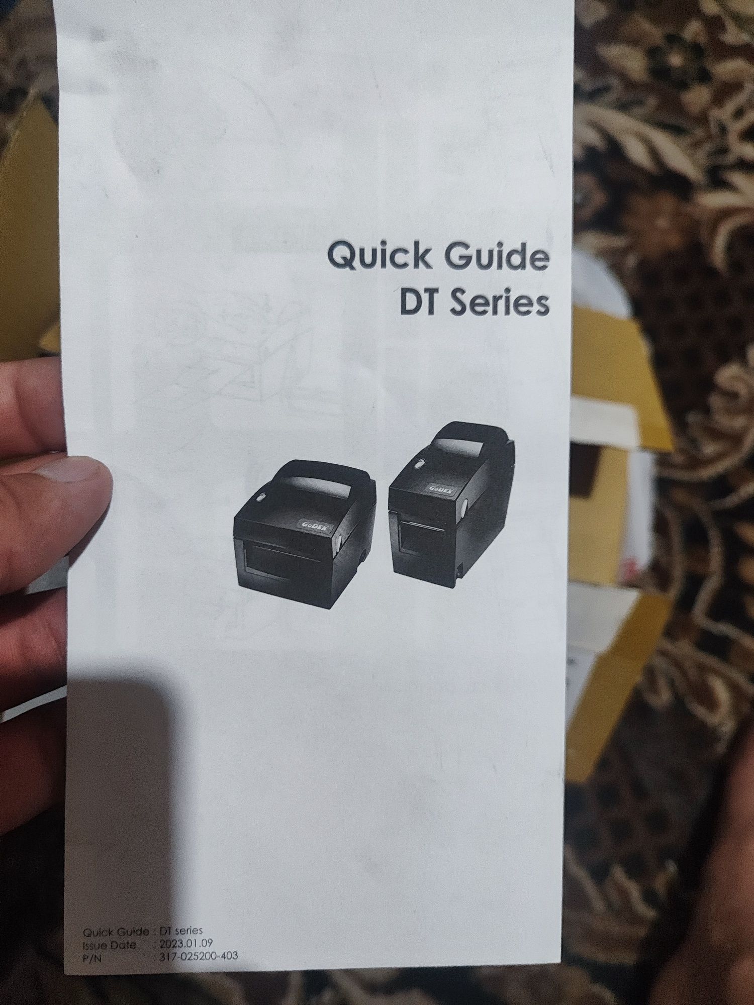Godex DT2 printer