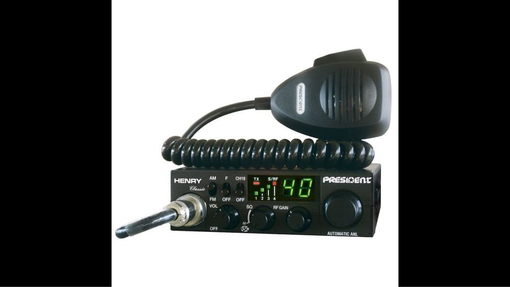 Радиостанция President Harry 4 (Рация) Си-Би диапазона AM/FM 12-24V