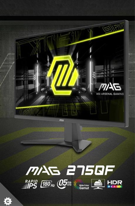 Продам монитор MSI MAG 275QF 27’’ 2K 180hz IPS