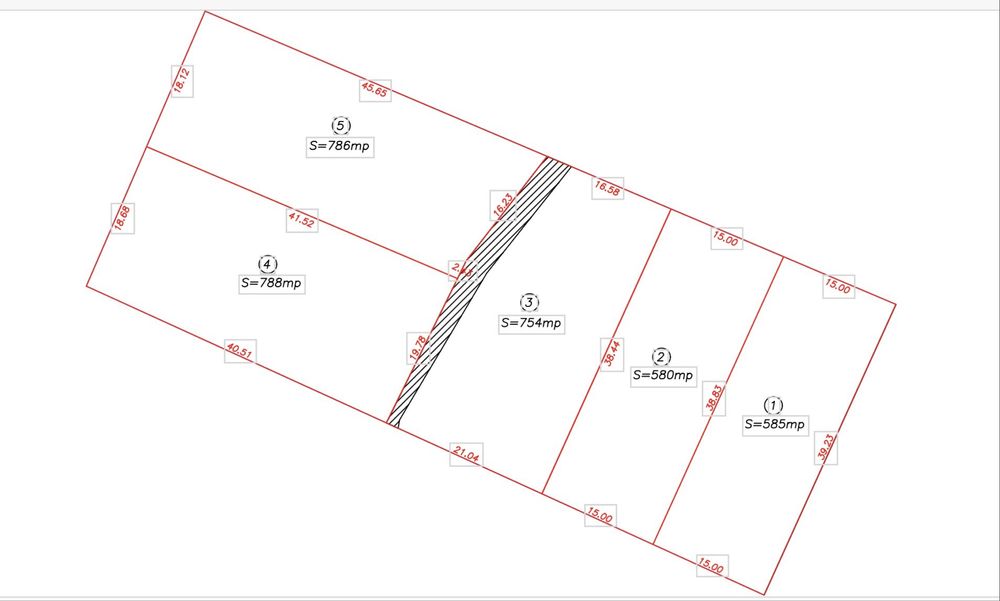 Agrovillage parcele 580-780mp  in Brestovat - Proprietar