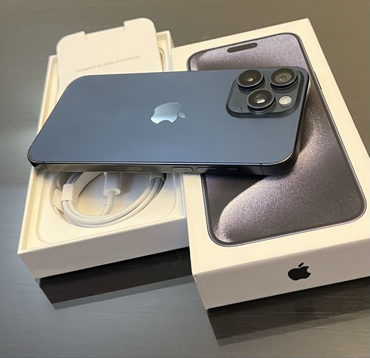 iPhone 15 PRO MAX 512GB 5G FULL BOX ! Titanium Blue Black Negru 256 14