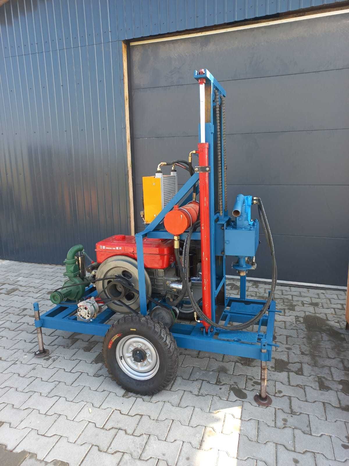 Masina foraj DIESEL 28Cp 100m Prajina incluse 5 sape sol/piatra NOUA