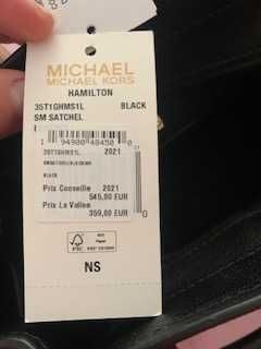 Geanta Michael Kors Hamilton mica din piele noua cu eticheta