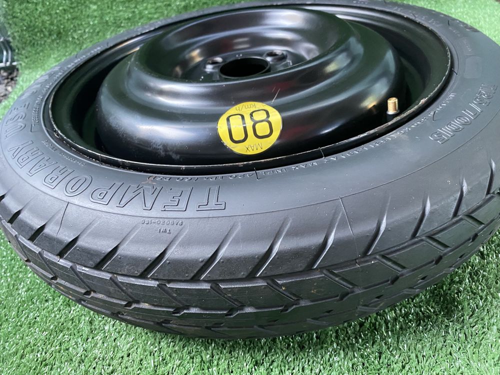 Roata rezerva slim îngustă OEM TOYOTA Yaris 125 70 R15 4X100 2005-2011