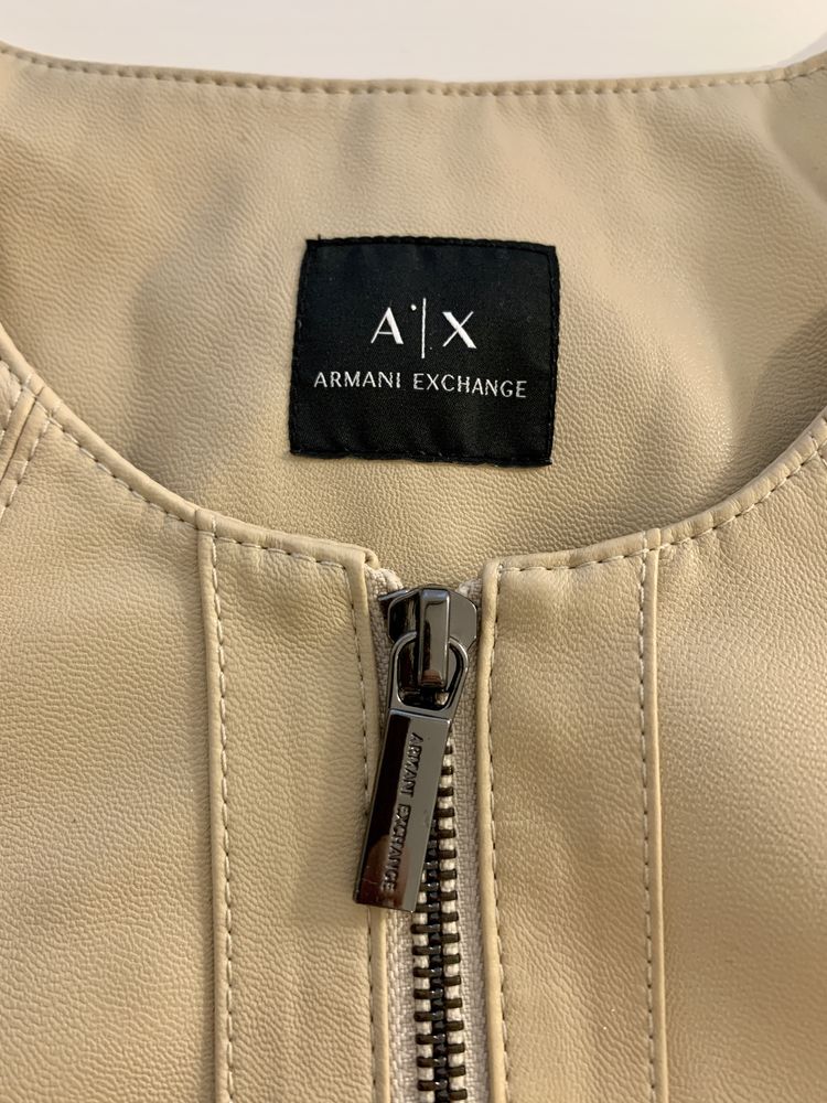 Geaca de piele Armani Exchange Xs