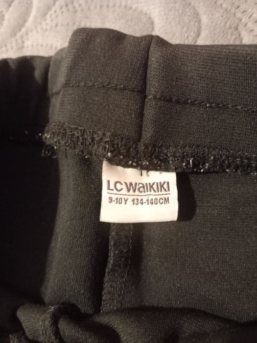 Colanți negri cu sclipici